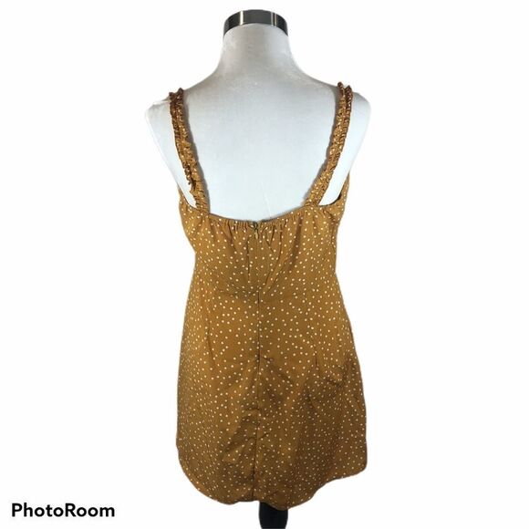 Brand new Cotton Candy LA‎ Mini Dress Mustard Large - Picture 4 of 7